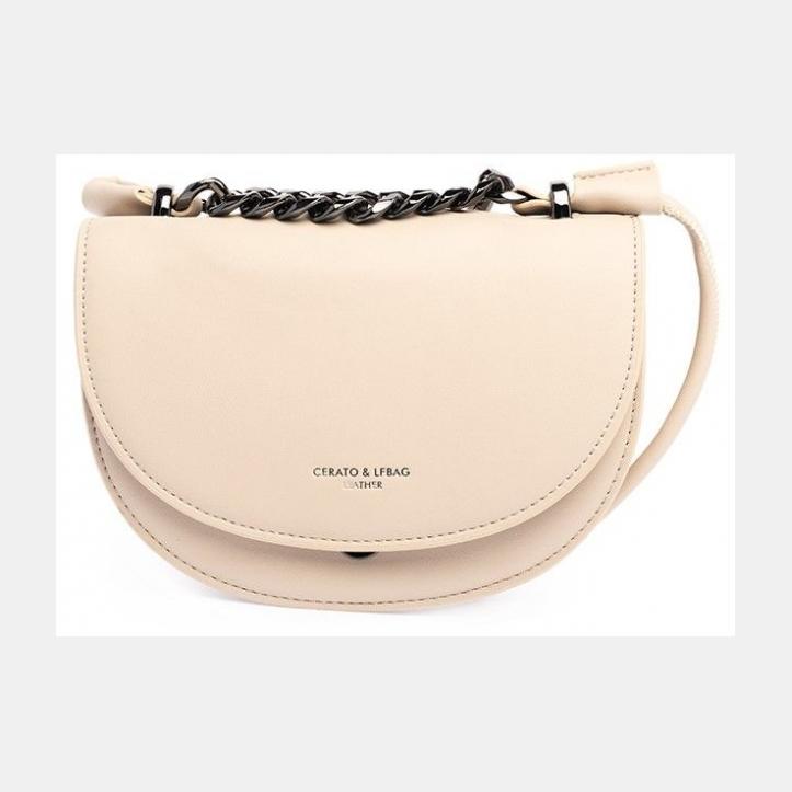 1836931 Сумка жен исккожа BAGGINI 21157 бежевая 4990₽