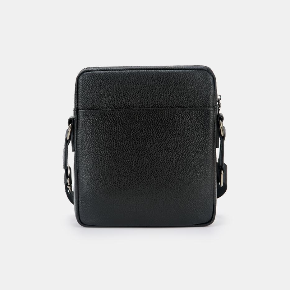 АУГС329900 Сумка мужская натуральная кожа 200x60x230черная 6990₽