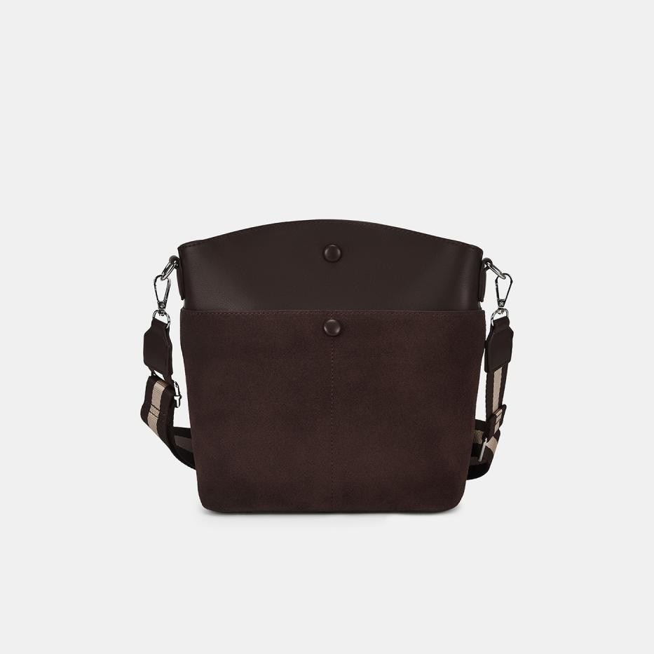 АУГС333900 Сумка женская иск кожазамша натур270x130x260серо-коричн 4190₽