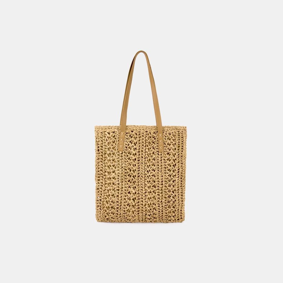 223313P-22497-12 Сумка женская 100бумага 380x380x20бежевая 5490₽