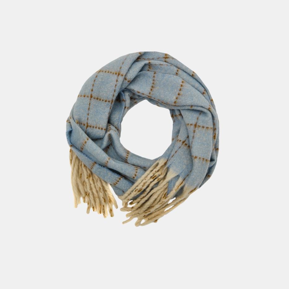 АУГШ109600 Палантин женский Ralf Ringer 100полиэстер60180голубой 3990₽