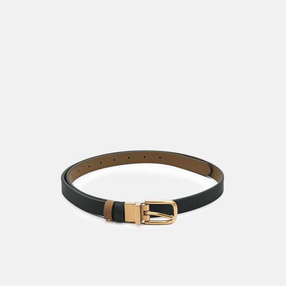 АУГР095700 Ремень женский Ralf Ringerнат уркожа115х28чернкоричнев 2990₽