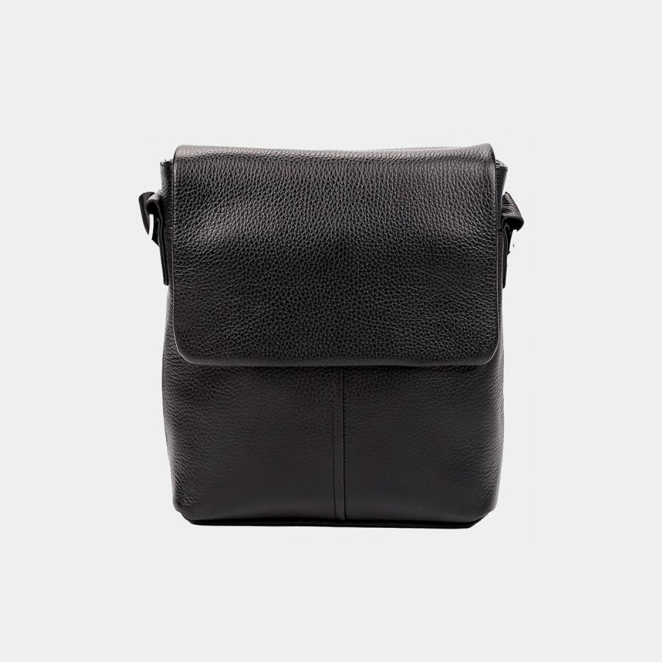 АУГС200700 Сумка мужская наткожа 25028060 черная 14990₽