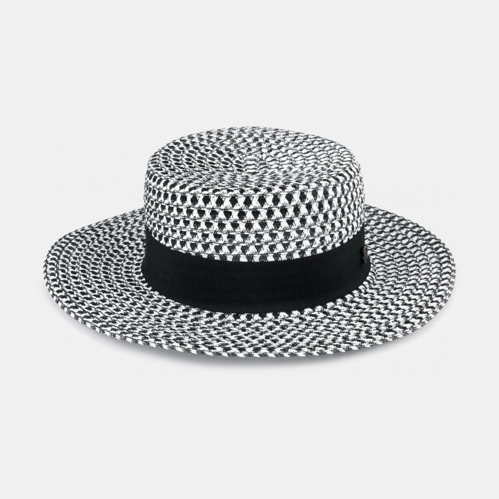 Шляпа женская Ralf Ringer АУГЧ086900, цвет черно-белый
