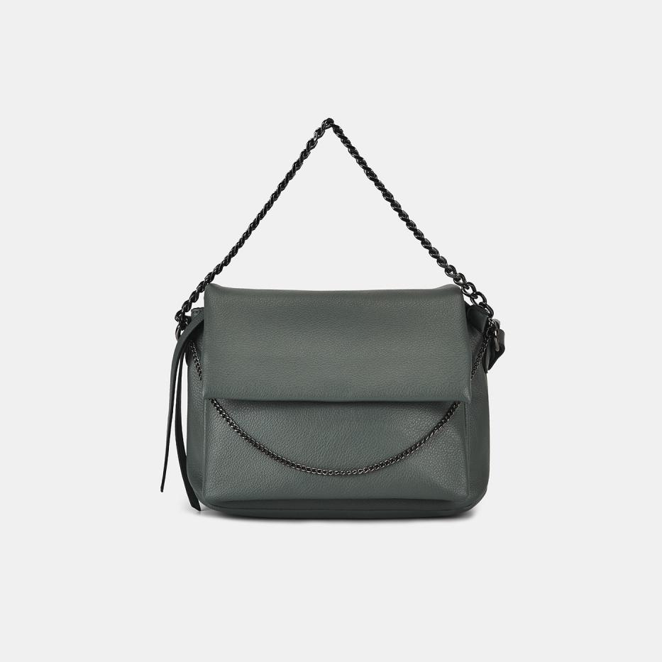 АУГС335100 Сумка женская искуственная ко жа260x70x200зеленая 7490₽