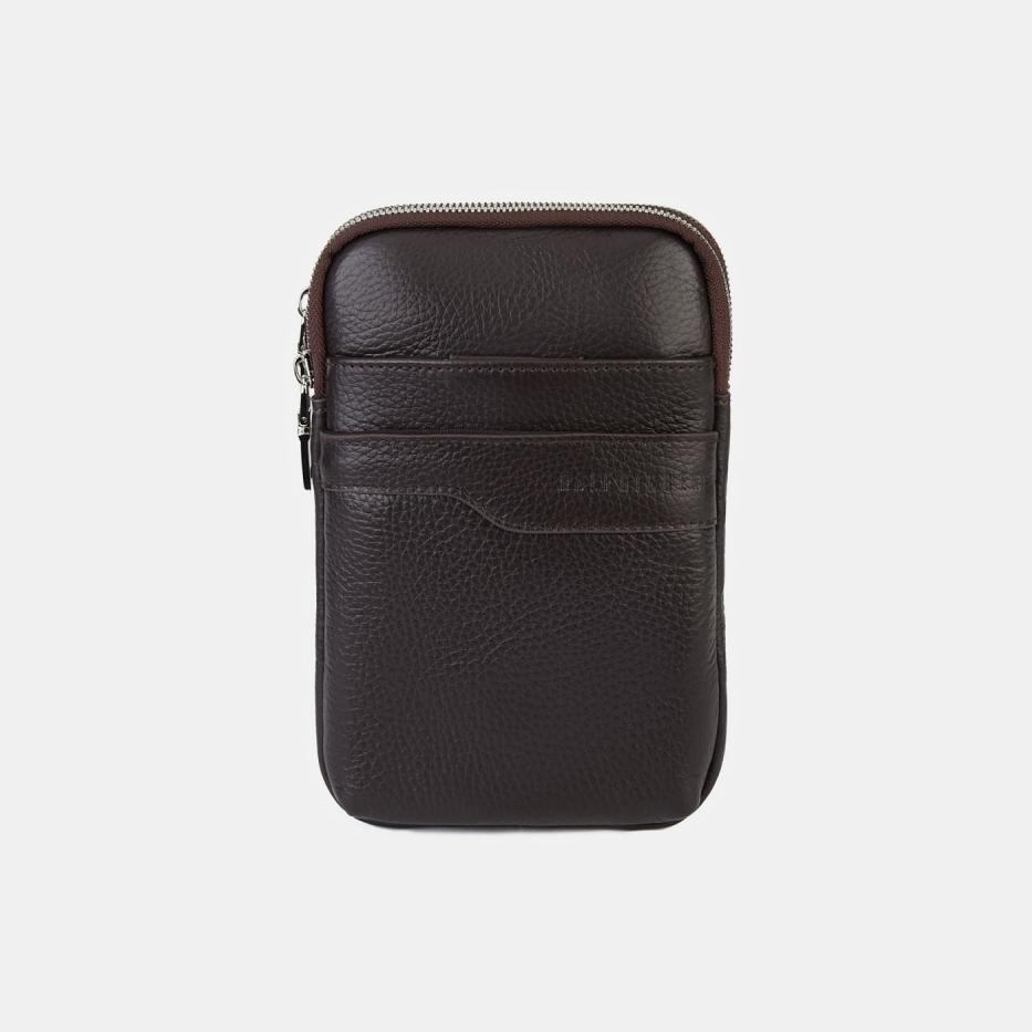 АУГС261100 Сумка мужская натур кожа 14021040 коричневая 10990₽