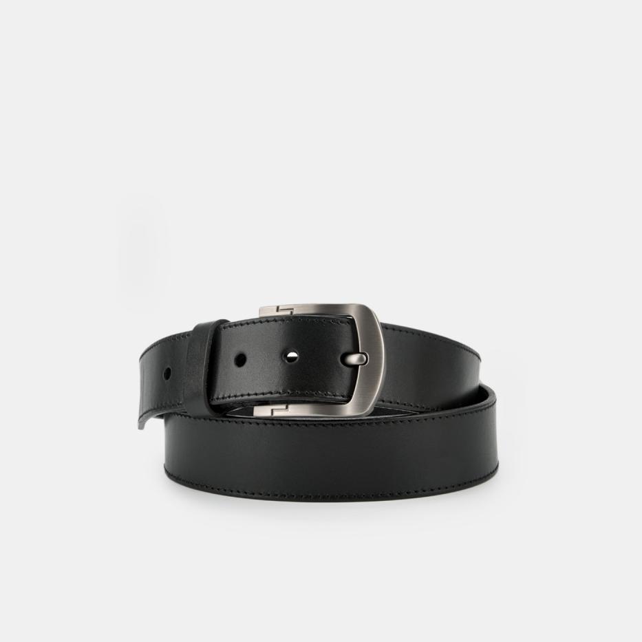 АУГР097900 Ремень мужской Ralf Ringerнат уркожа130x4черный 4990₽