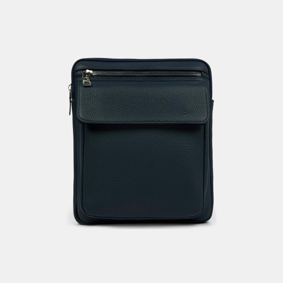 АУГС264100 Сумка мужская наткожа суприм 220х260х20 синяя 10990₽