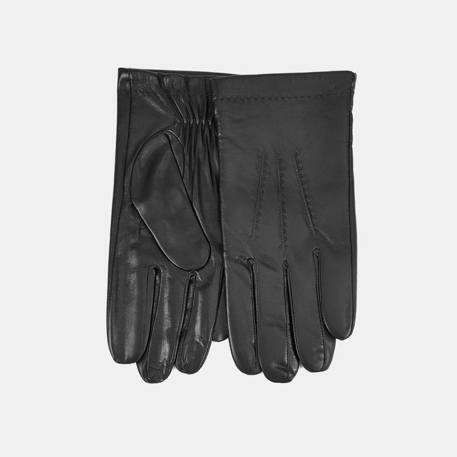 LB-0803-RF-dbrown Перчатки мужскиенатуркожа темно-коричневые 3590₽