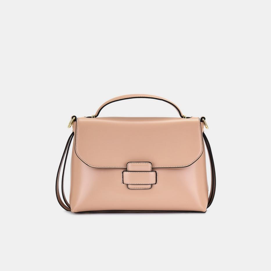 2821131 Сумка женская иск кожа BAGGIN бежевая 5990₽