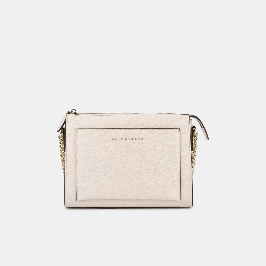 АУГС319400 Сумка женская натуркожа 250х80х200белая 15790₽