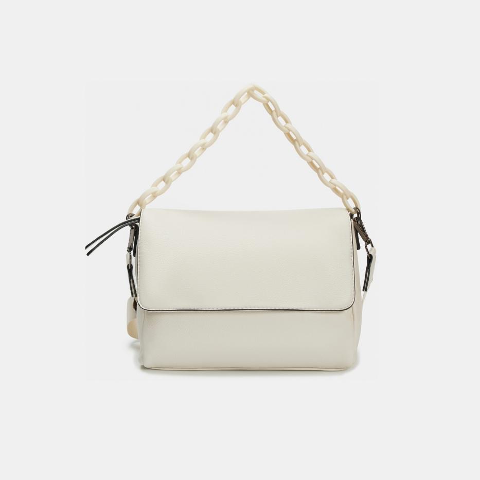 2110531 Сумка женскаяисккожа BAGGINI 28237 бежевая 4990₽