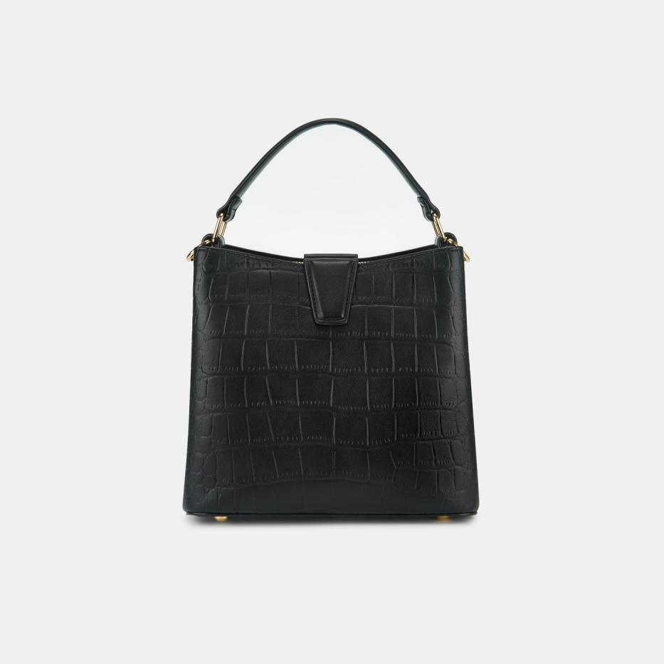 АУГС333600 Сумка женская искусственная ко
жа,230x110x210,черная