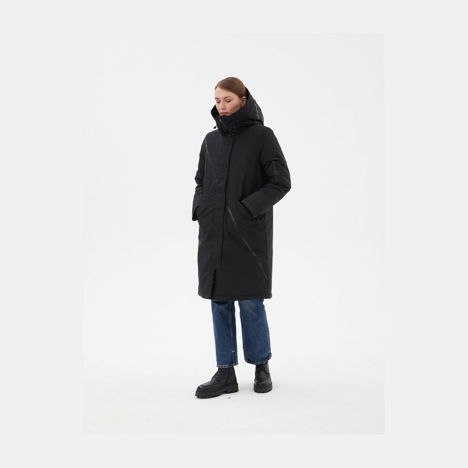 Куртка женская Ralf Ringer B0322521, размер 52, цвет черный