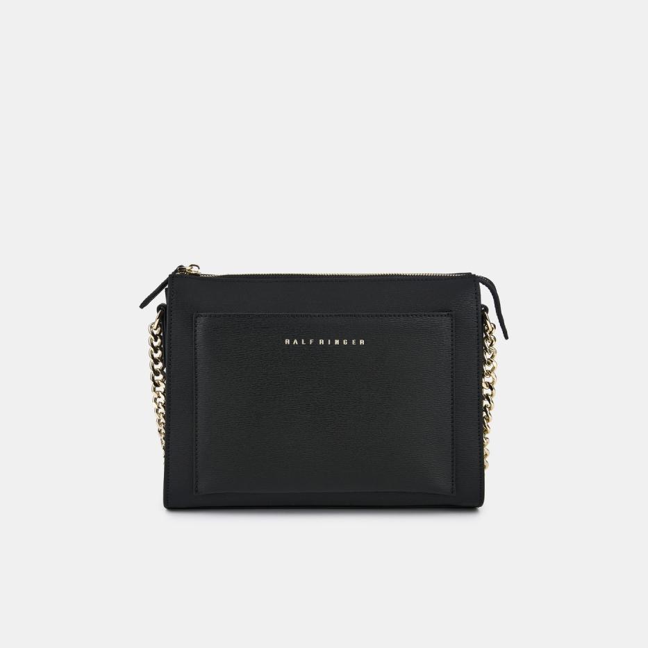 АУГС319500 Сумка женская натуркожа 250х80х200черная 15790₽