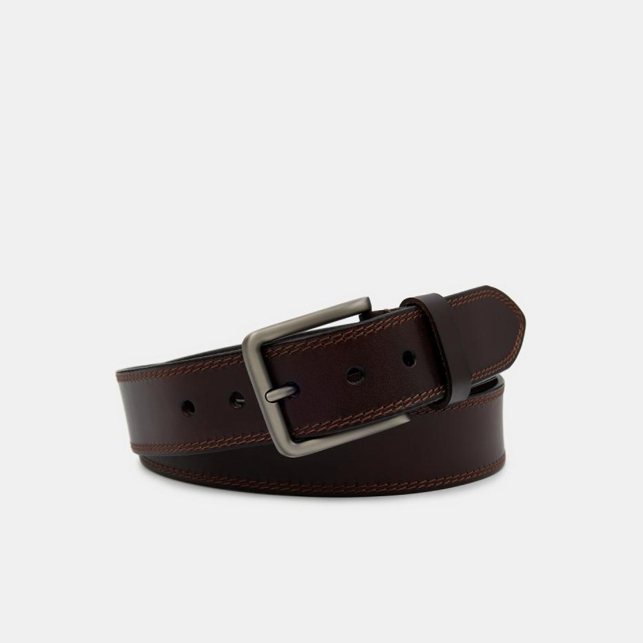 BELGRADE06-P-02 Ремень мужской Ralf Ringerнат туркожа39110-130коричневы 3990₽