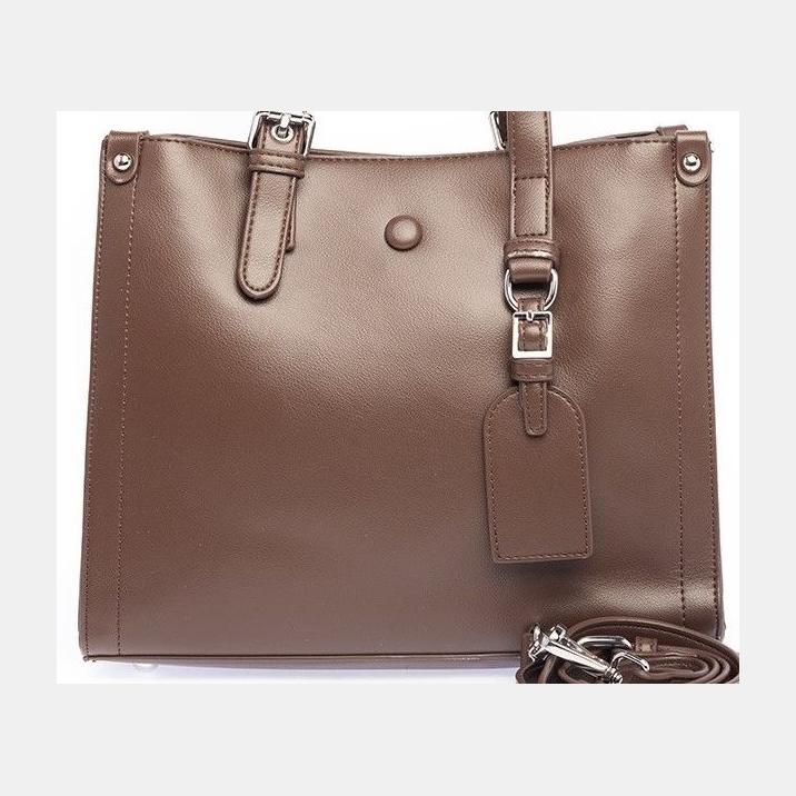 2715525 Сумка женисккожа BAGGINI 262510 серо-коричневая 5990₽