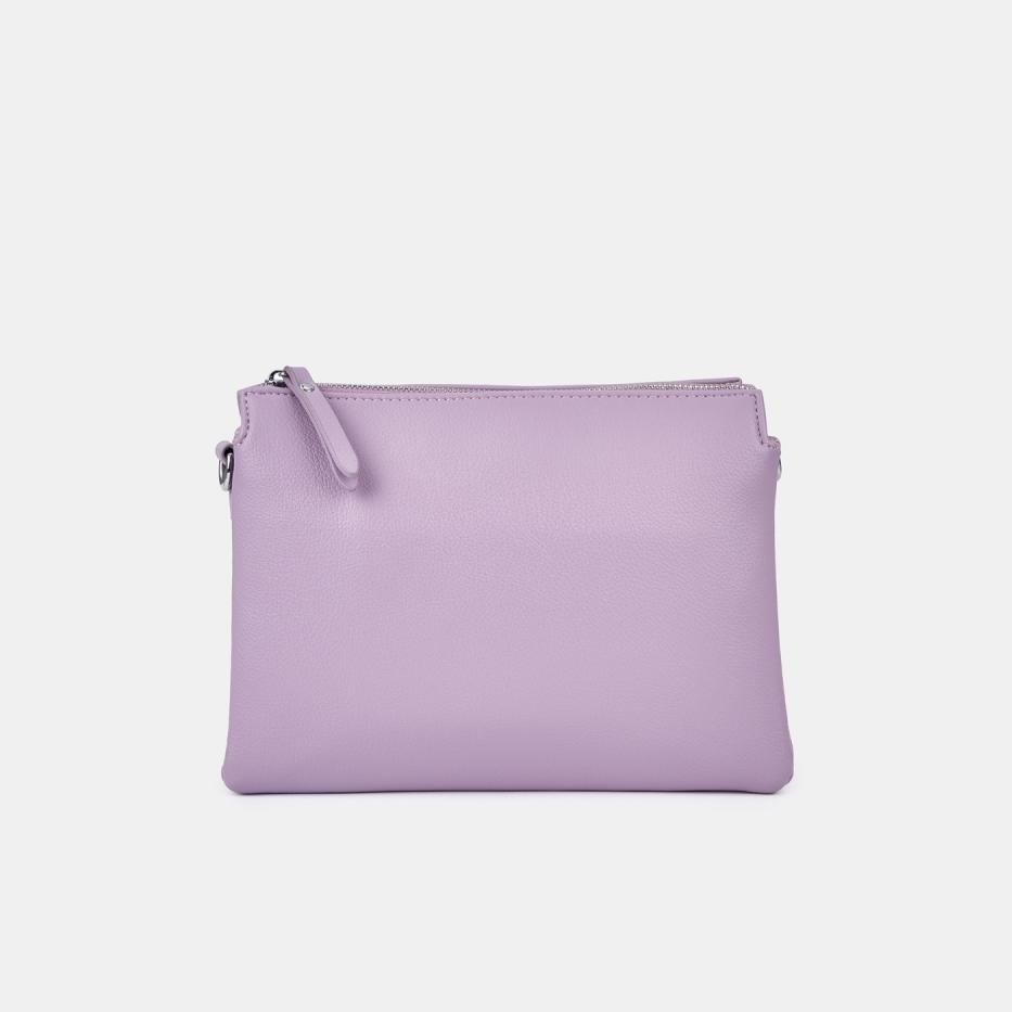 21106-145 Сумка женскаяисккожаBAGGINI 26205 сиреневая 2990₽