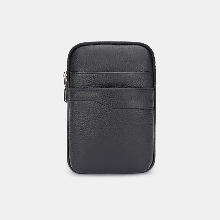 АУГС222200 Сумка мужская 140х210х40 наткожа черная 10990₽