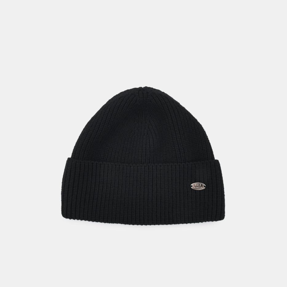 АУГЧ090500_Н Шапка мужская Ralf Ringer50%ви искоз,10%кашемир,40%нейлон,чер