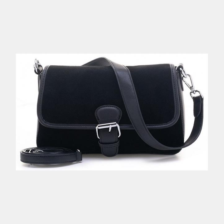 4504110 Сумка женскаяBAGGINIисккожа замша25179черная 2990₽