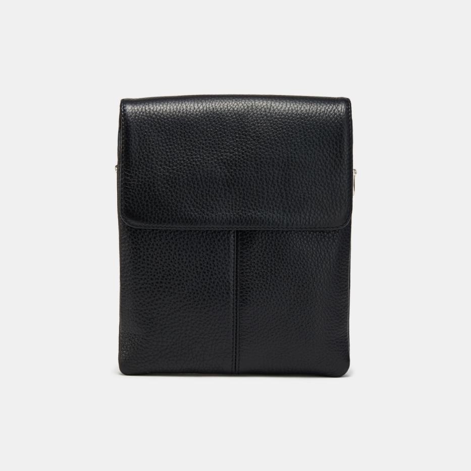 АУГС190400 Сумка мужская наткожа 220255150 черная 12990₽