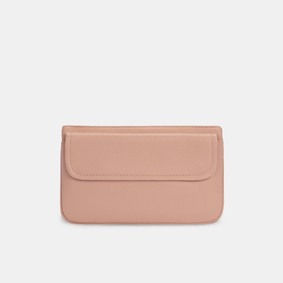 АУГС199900 Сумка женская наткожа 260х155х60 пудровая 9990₽