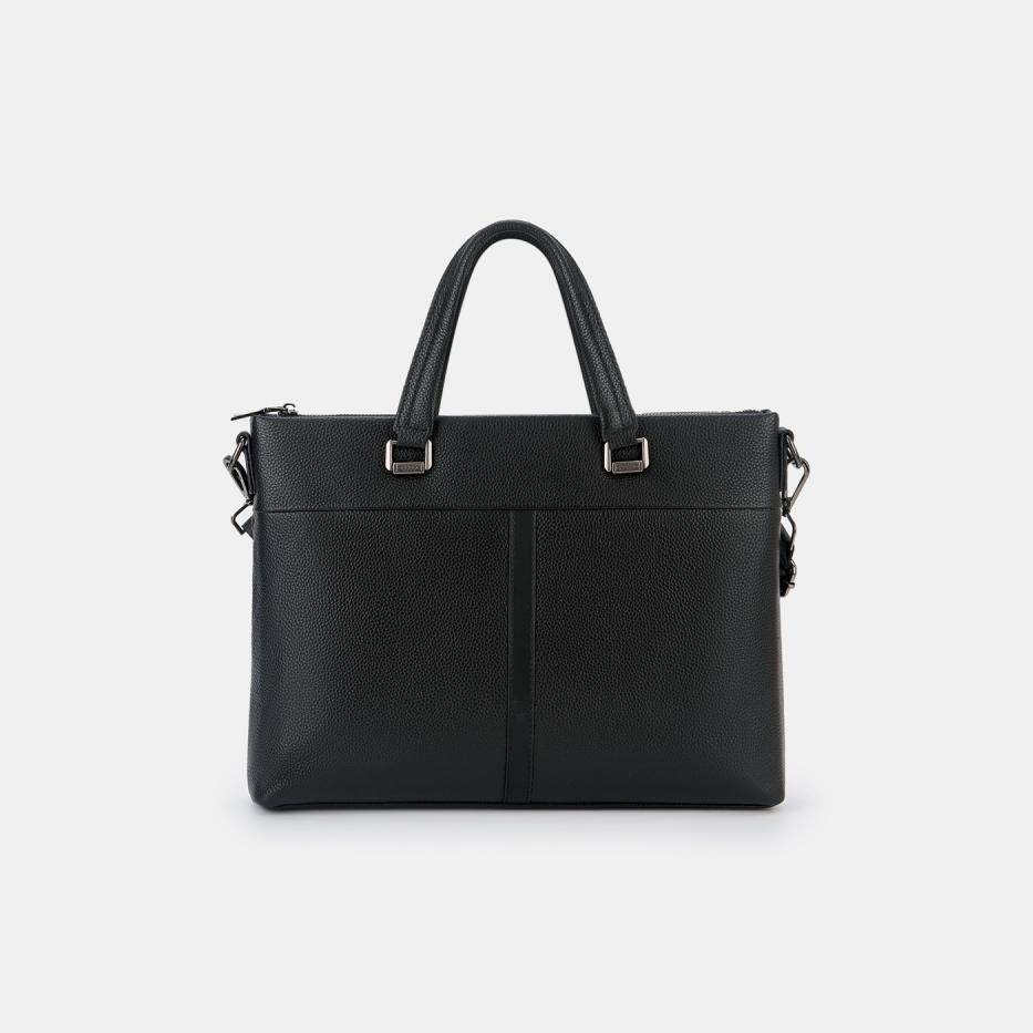 АУГС330000 Сумка мужская натуральная кожа 370x50x270черная 10990₽