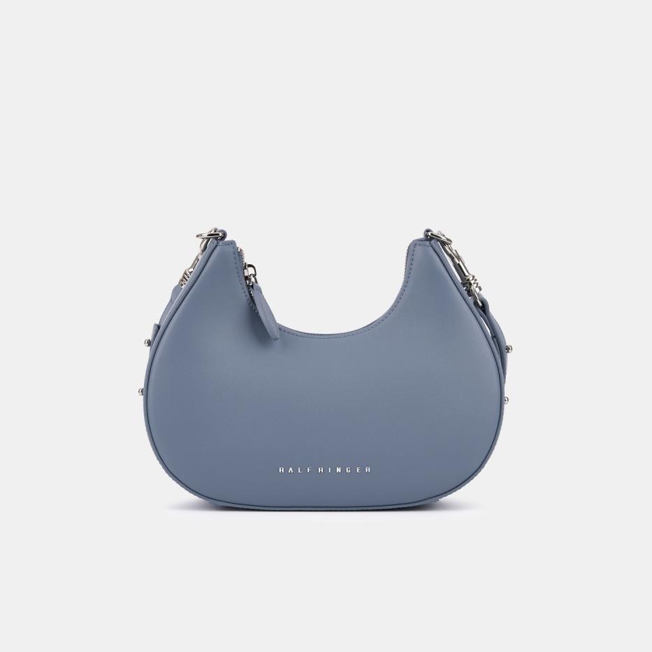 АУГС318000 Сумка женская натуркожа 245х65х180голубая 14490₽