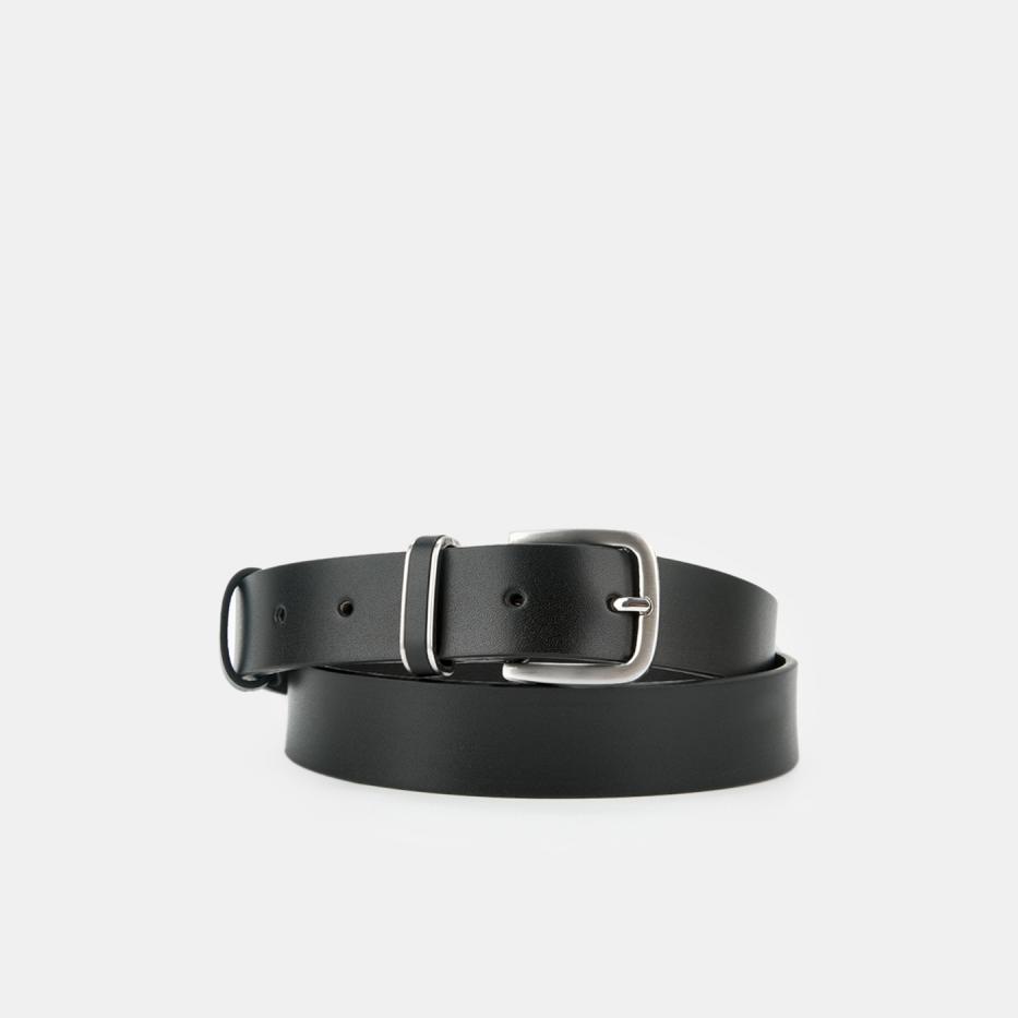 АУГР098800 Ремень женский Ralf Ringerнат уркожа115х28черный 3990₽