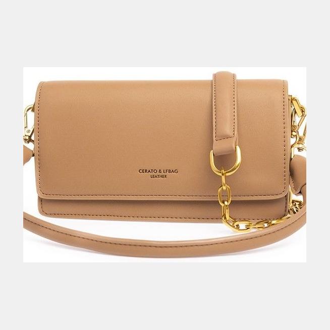 1836733 Сумка жен исккожа BAGGINI 23136 песочная 4990₽