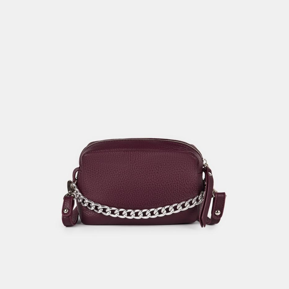 АУГС340400 Сумка женская Ralf Ringerнату ркожа170х70х120бордовая 10990₽