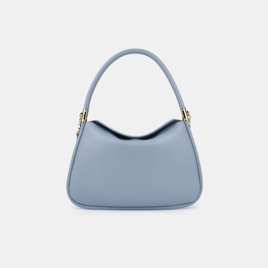 АУГС319900 Сумка женская натуркожа 330х25х260голубая 15490₽