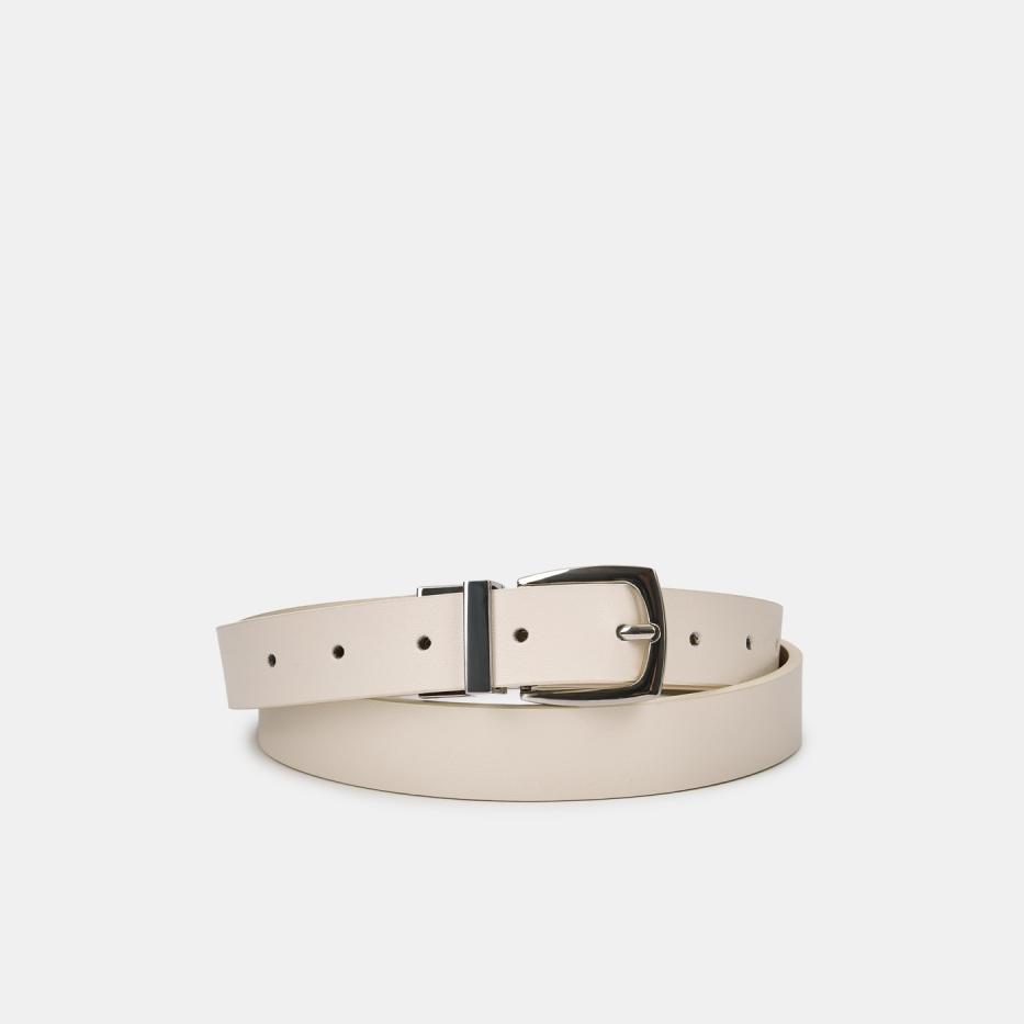 150313P-22266-1233 Ремень женский Ralf Ringer натуркожа115х24белбеж 2990₽