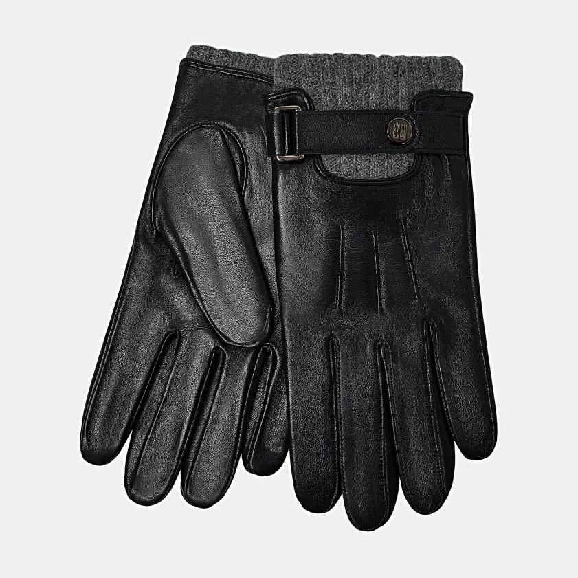 Перчатки мужские Ralf Ringer LB-0981M-RF-black/grey, цвет черный