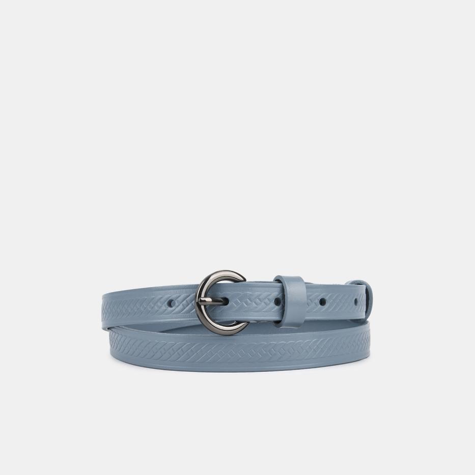 150313P-13835-04 Ремень женский Ralf Ringerнат уркожа115х18смсиний 2490₽