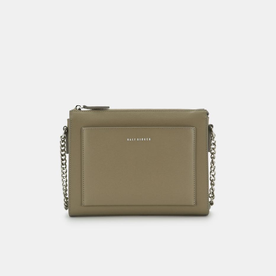 АУГС338800 Сумка женская Ralf Ringer нату ркожа250х77х197сер-кор 14990₽