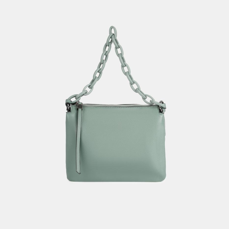 R2110654 Сумка женская искуственная ко жа50x240x190сер-зеленая 4990₽