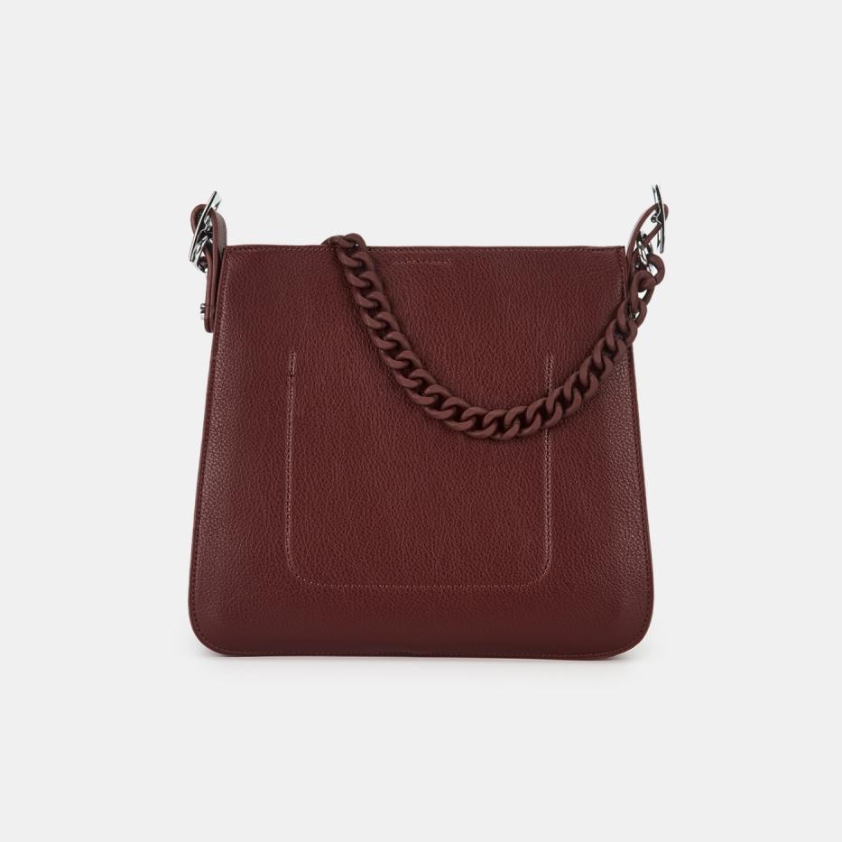 АУГС335000 Сумка женская искусственная ко
жа,260x100x230,бордовая