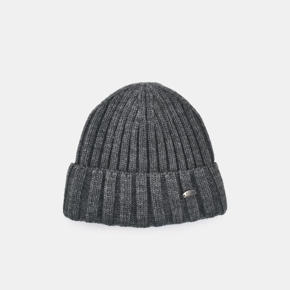 АУГЧ089900_Н Шапка мужская Ralf Ringer 50% шерсть,50%акрил,серая