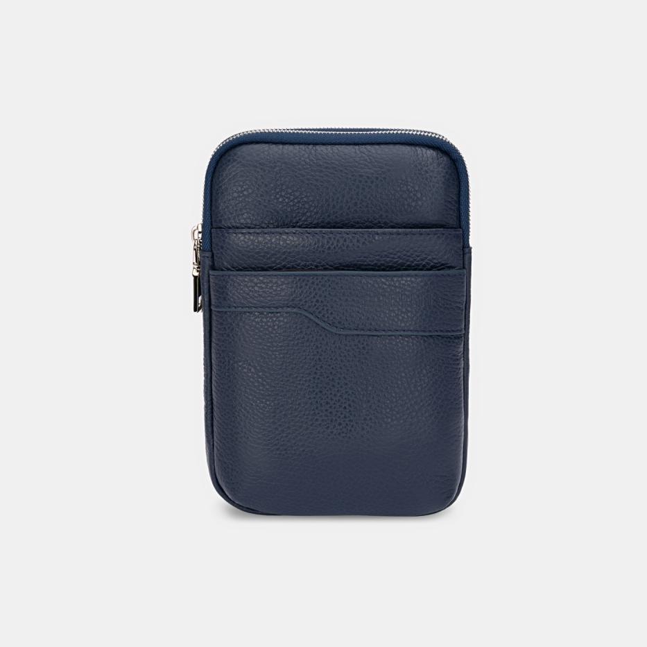 АУГС222400 Сумка мужская 140х210х40 наткожа синяя 10490₽