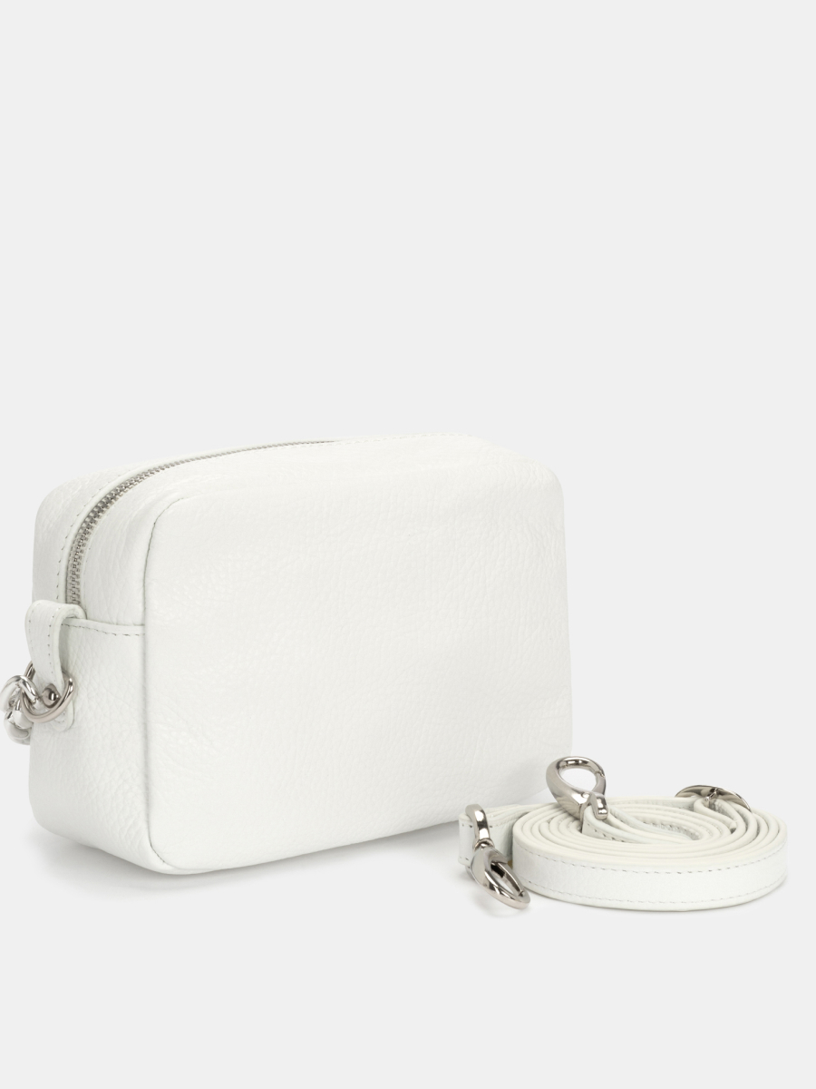 АУГС199400 Сумка женская нат.кожа 170х120х70 белая