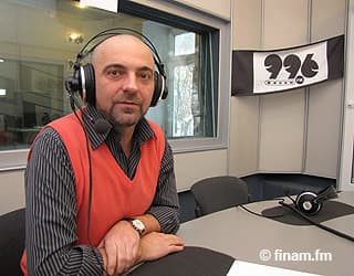Андрей Бережной в прямом эфире радиостанции Финам-FM