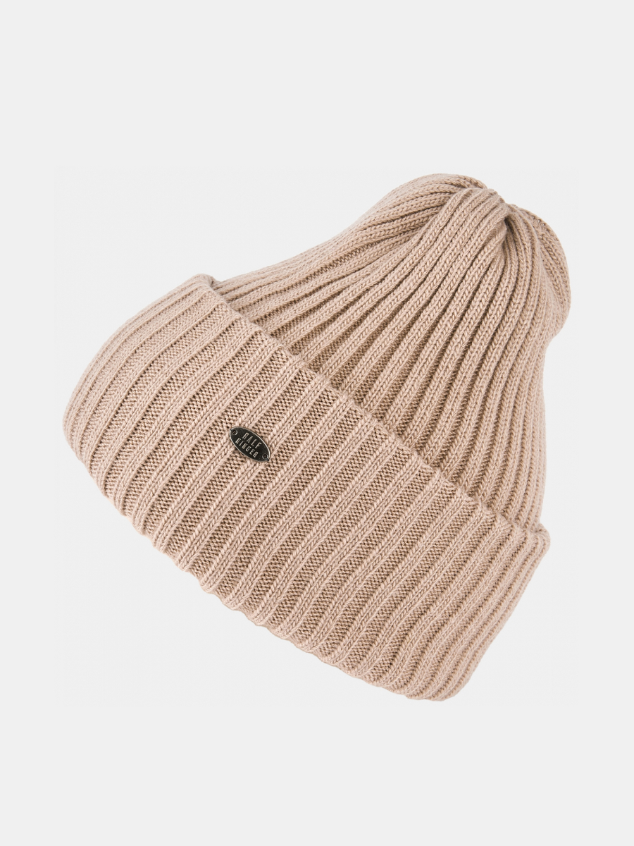 RF-A53014-Темно-бежевый_Н Шапка женская RALF RINGER,50%ш ерсть,50%акрил,р.57,темн-беж