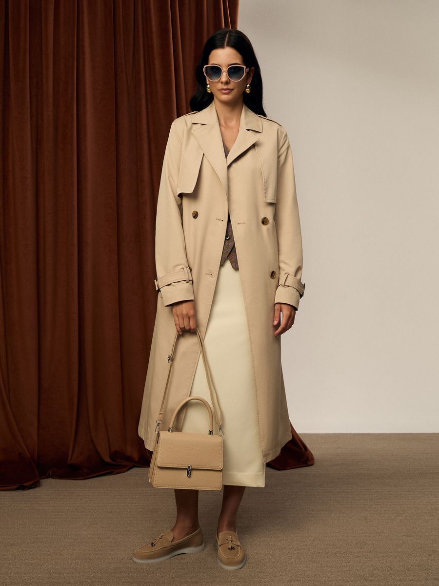 R29667/31 Сумка женская, иск.кожа, 230*90*170,бежевая