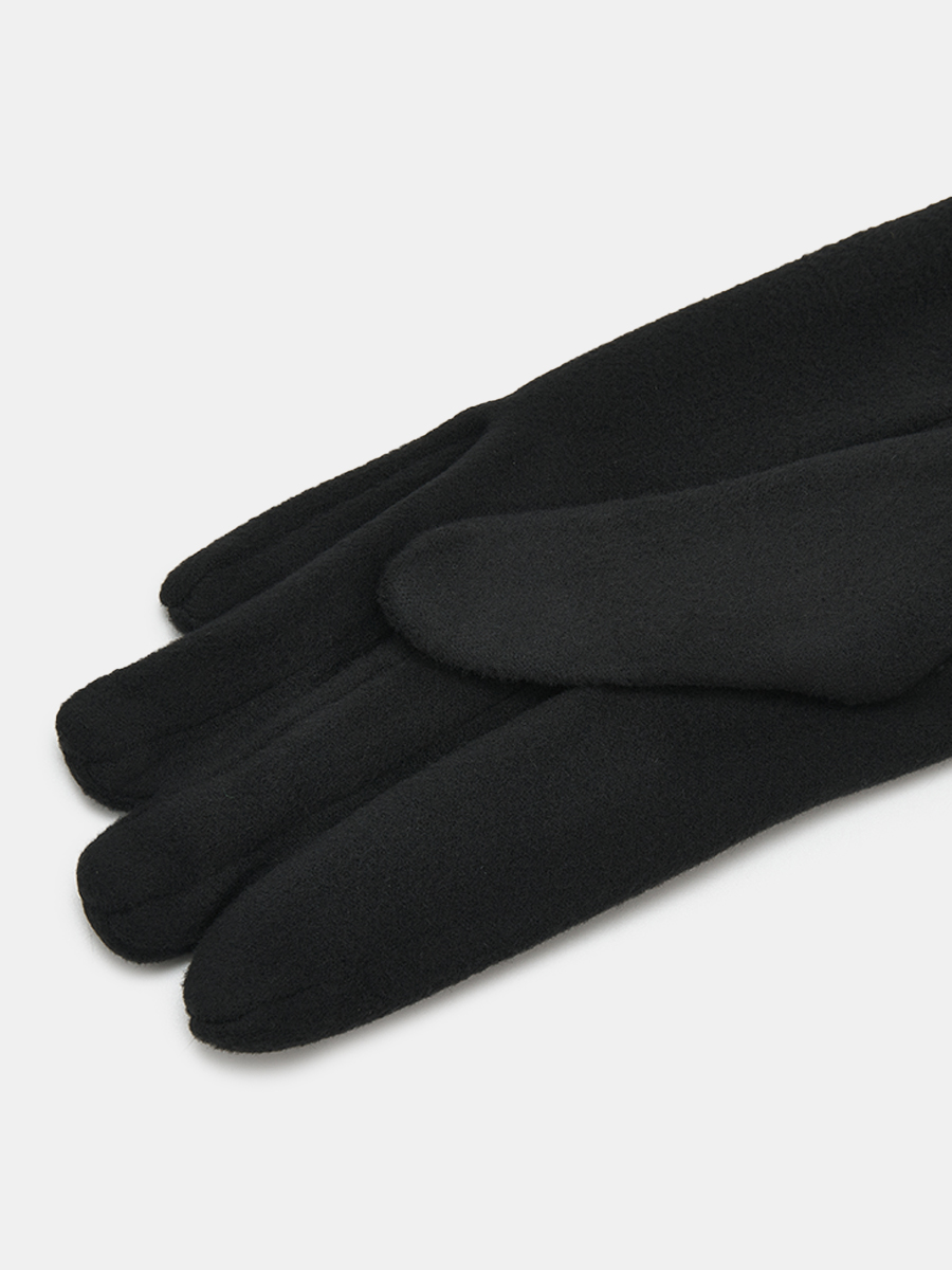 АУГП112600_Н Перчатки женские Ralf Ringer, 100%полиэстер,один размер,черн