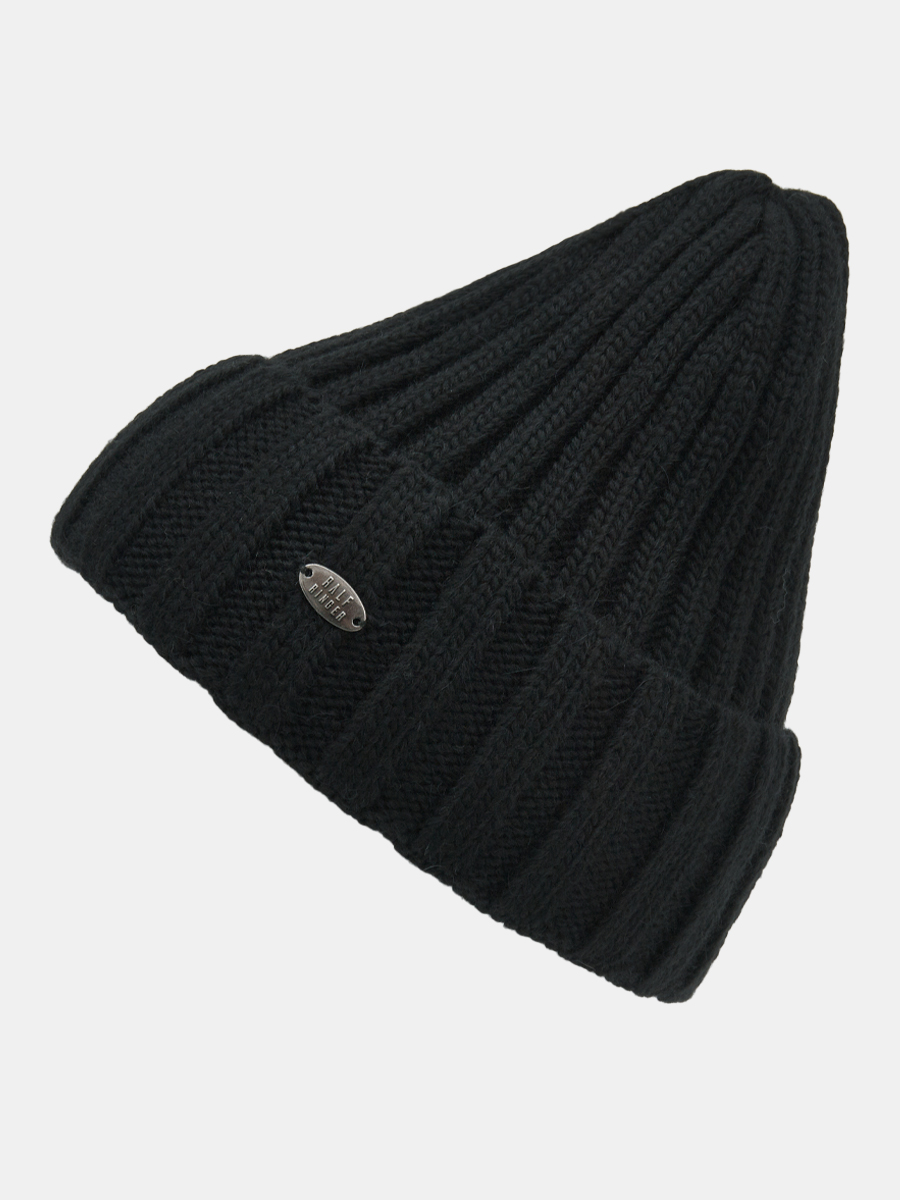 АУГЧ090000_Н Шапка мужская Ralf Ringer 50% шерсть,50%акрил,черная