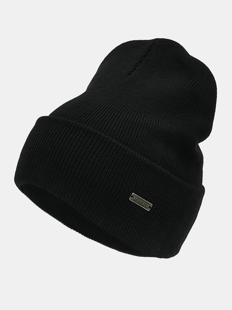 АУГЧ094100_Н Шапка мужская Ralf Ringer 70%шерсть,30%акрил,черная