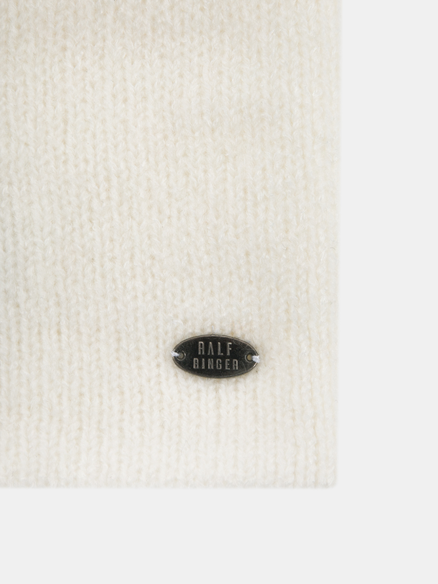 АУГЧ089400_Н Шапка женская Ralf Ringer 50% шерсть,50%акрил,белая