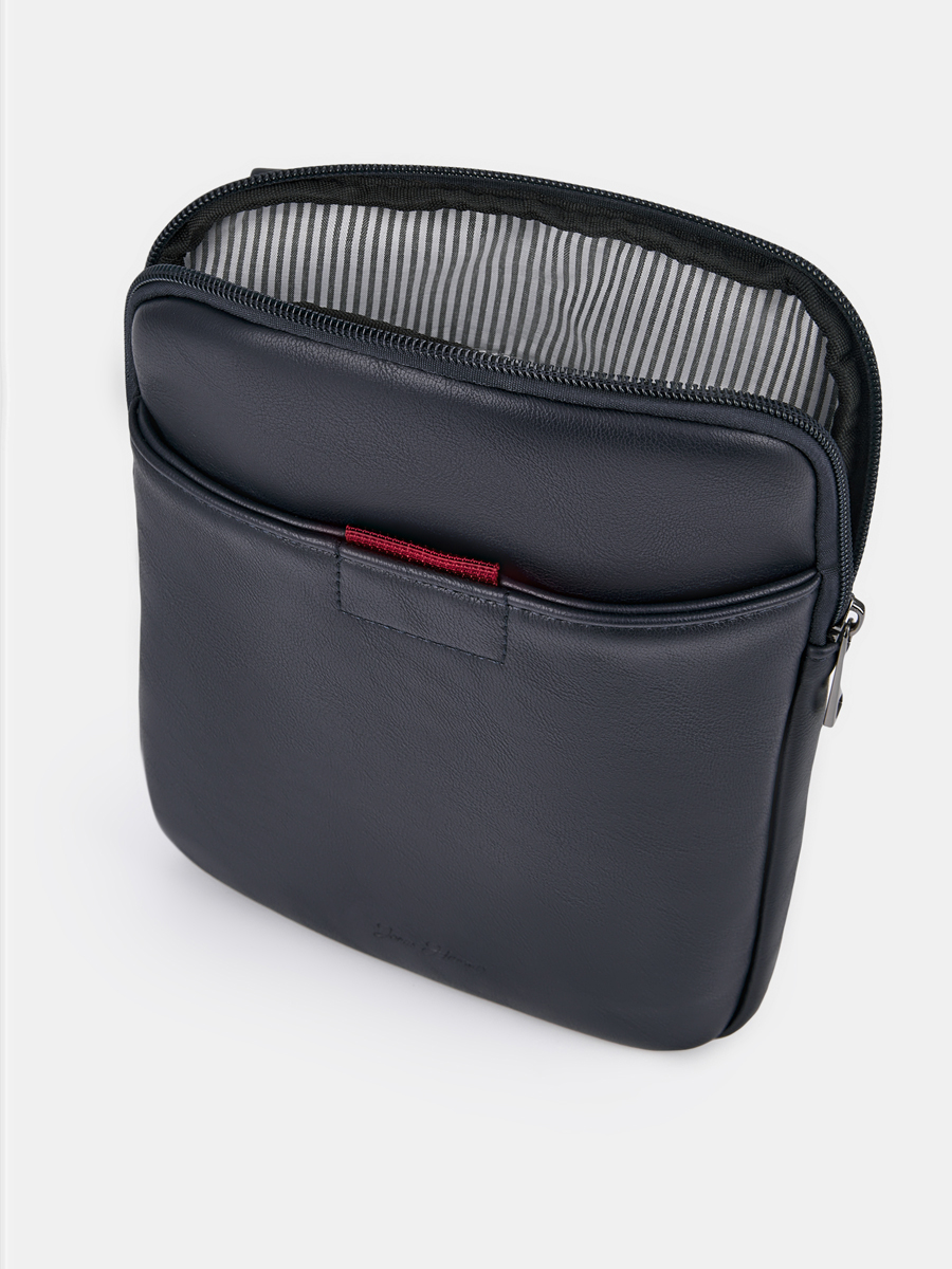 GALIUM-02-J-04 Сумка мужская Jonas Hanway искуств.кожа,185x45x245,синяя